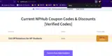 NP50 coupon verification screenshot
