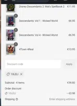 10LELI coupon verification screenshot