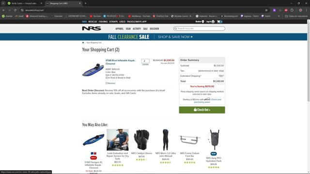 NRS checkout page showing NRS discount code box | Screenshot taken by SimplyCodes community member on Sep 21, 2024
