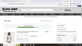 Nashville Predators Shop coupon verification screenshot