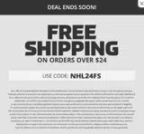 NHL24FS coupon verification screenshot