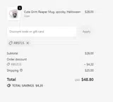 NU3 Slim coupon verification screenshot