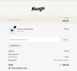 Nuage Soft Wear coupon verification screenshot