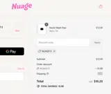 Nuage Soft Wear coupon verification screenshot