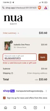 BELINDAREPORTS coupon verification screenshot