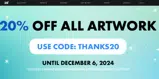 thanks20 coupon verification screenshot