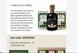 EASTER30 coupon verification screenshot