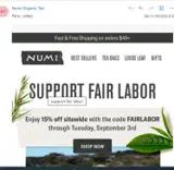FAIRLABOR coupon verification screenshot