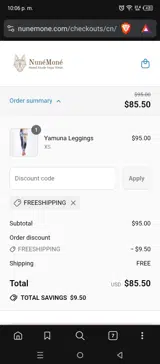 FREESHIPPING coupon verification screenshot