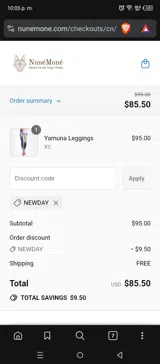 NEWDAY coupon verification screenshot