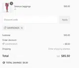 SAVENOW25 coupon verification screenshot