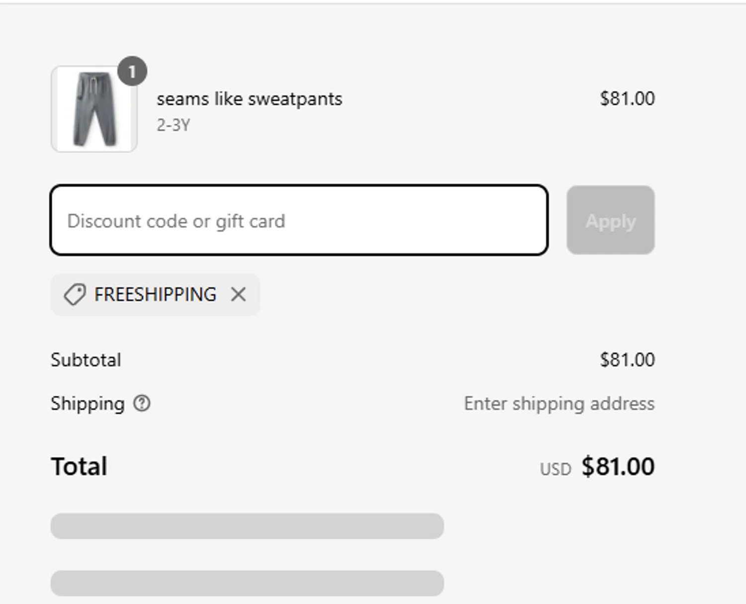 Nununu promo code screenshot showing code Freeshipping applied at Nununu checkout page. Uploaded by SimplyCodes community member MagnificentCollector7829 on Mar 17, 2025