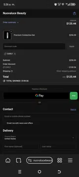 EARLY coupon verification screenshot