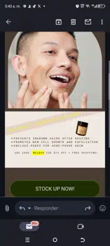 NuRevealSKINCARE coupon verification screenshot