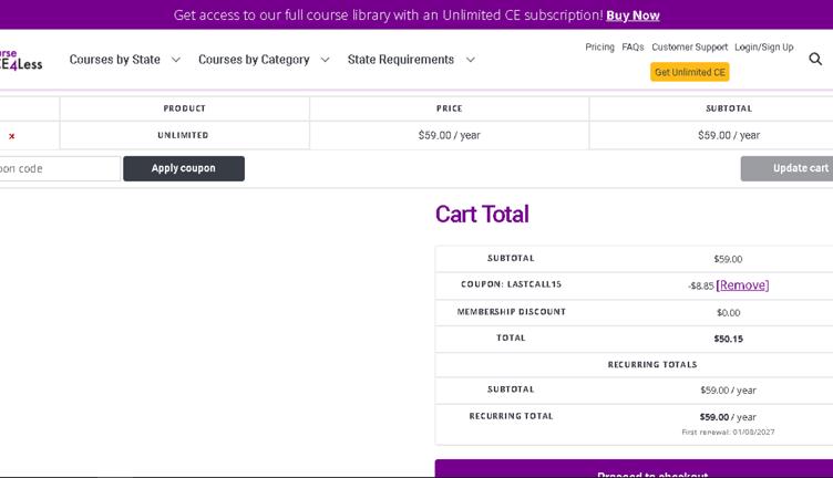 NurseCe4Less Promo Codes - 15% Off (6 Verified) Mar 2026