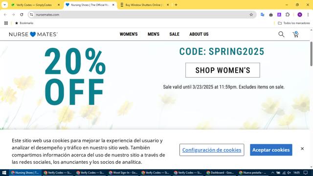Nurse Mates checkout page showing Nurse Mates coupon code box | Screenshot taken by SimplyCodes community member on Mar 15, 2025