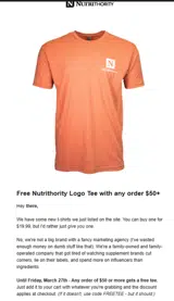 FREETEE coupon verification screenshot