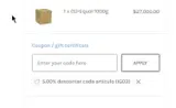 NutriVitaShop coupon verification screenshot