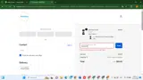 SAMISHIP coupon verification screenshot