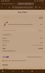FLAVOR15 coupon verification screenshot