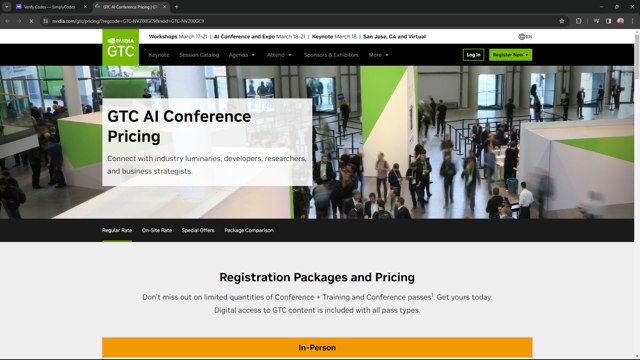 Nvidia checkout page showing Nvidia promo code box | Screenshot taken by SimplyCodes community member on Mar 18, 2024