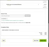GTCPARIS25 coupon verification screenshot