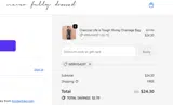 Never Fully Dressed US coupon verification screenshot