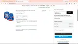 New York Rangers Shop coupon verification screenshot