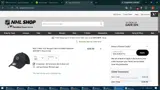 New York Rangers Shop coupon verification screenshot