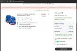 New York Rangers Shop coupon verification screenshot