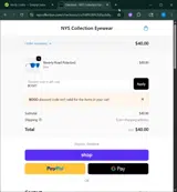 BOGO coupon verification screenshot
