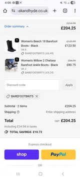 Oak & Hyde coupon verification screenshot