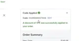 Oakland Athletics coupon verification screenshot