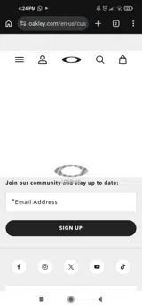 Oakley coupon verification screenshot