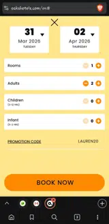 LAUREN20 coupon verification screenshot