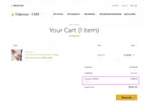 CME30 coupon verification screenshot