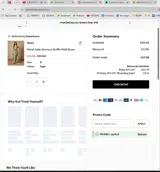 Oasis Clothing coupon verification screenshot