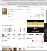 Oasis Clothing coupon verification screenshot