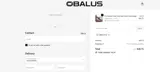 Obalus coupon verification screenshot