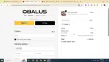 Obalus coupon verification screenshot