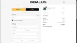 Obalus coupon verification screenshot