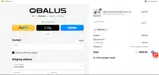 Obalus coupon verification screenshot
