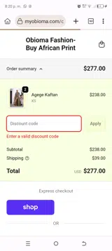 BFCM2025 coupon verification screenshot