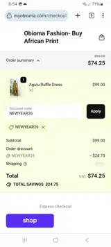 NEWYEAR26 coupon verification screenshot