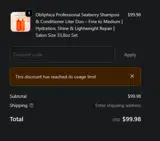 F54X9B7R coupon verification screenshot