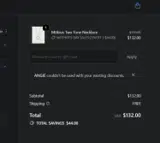 ANGIE coupon verification screenshot