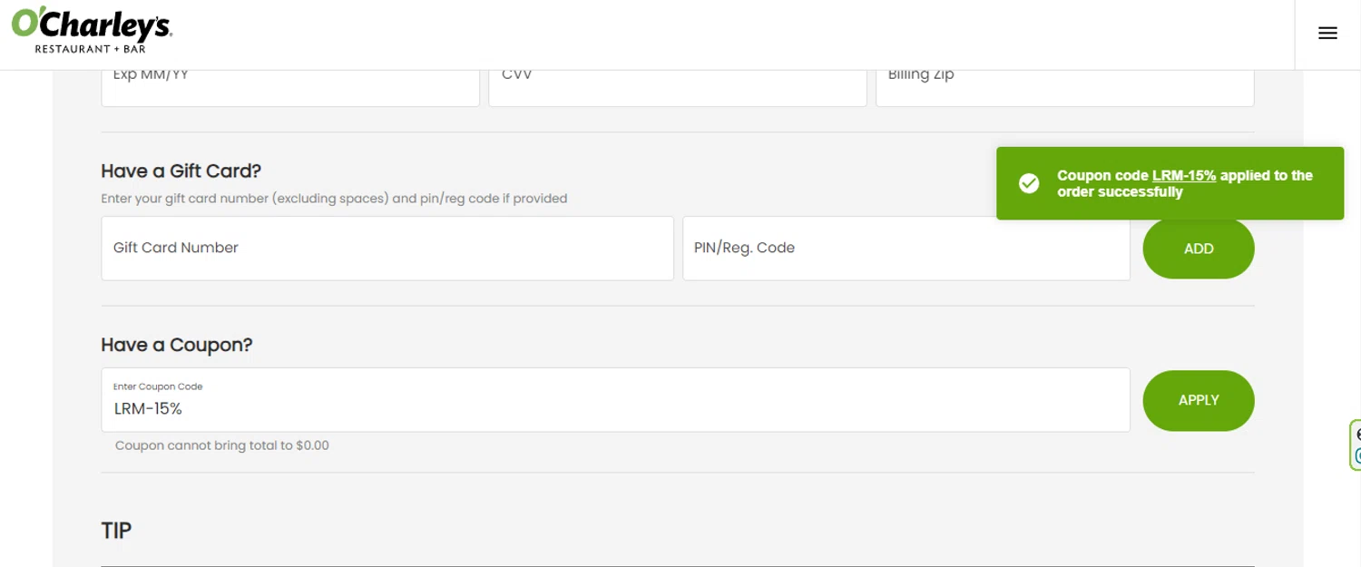 O'Charley's Promo Codes 20 Off July 2024