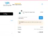 OcuraLife coupon verification screenshot
