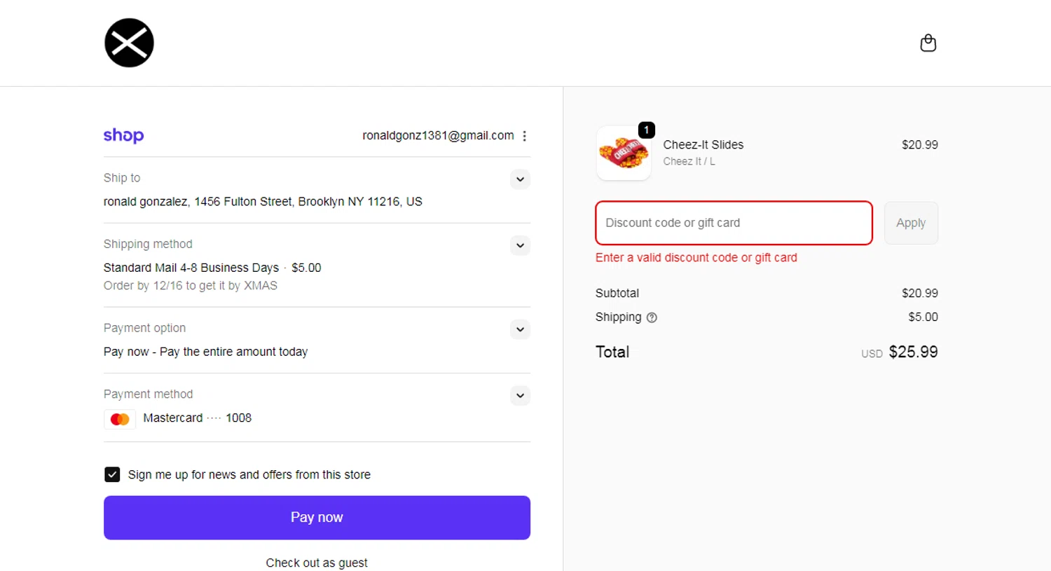 Odd Sox promo code screenshot showing code ODD30 applied at Odd Sox checkout page. Uploaded by SimplyCodes community member Ronald13 on Nov 22, 2025