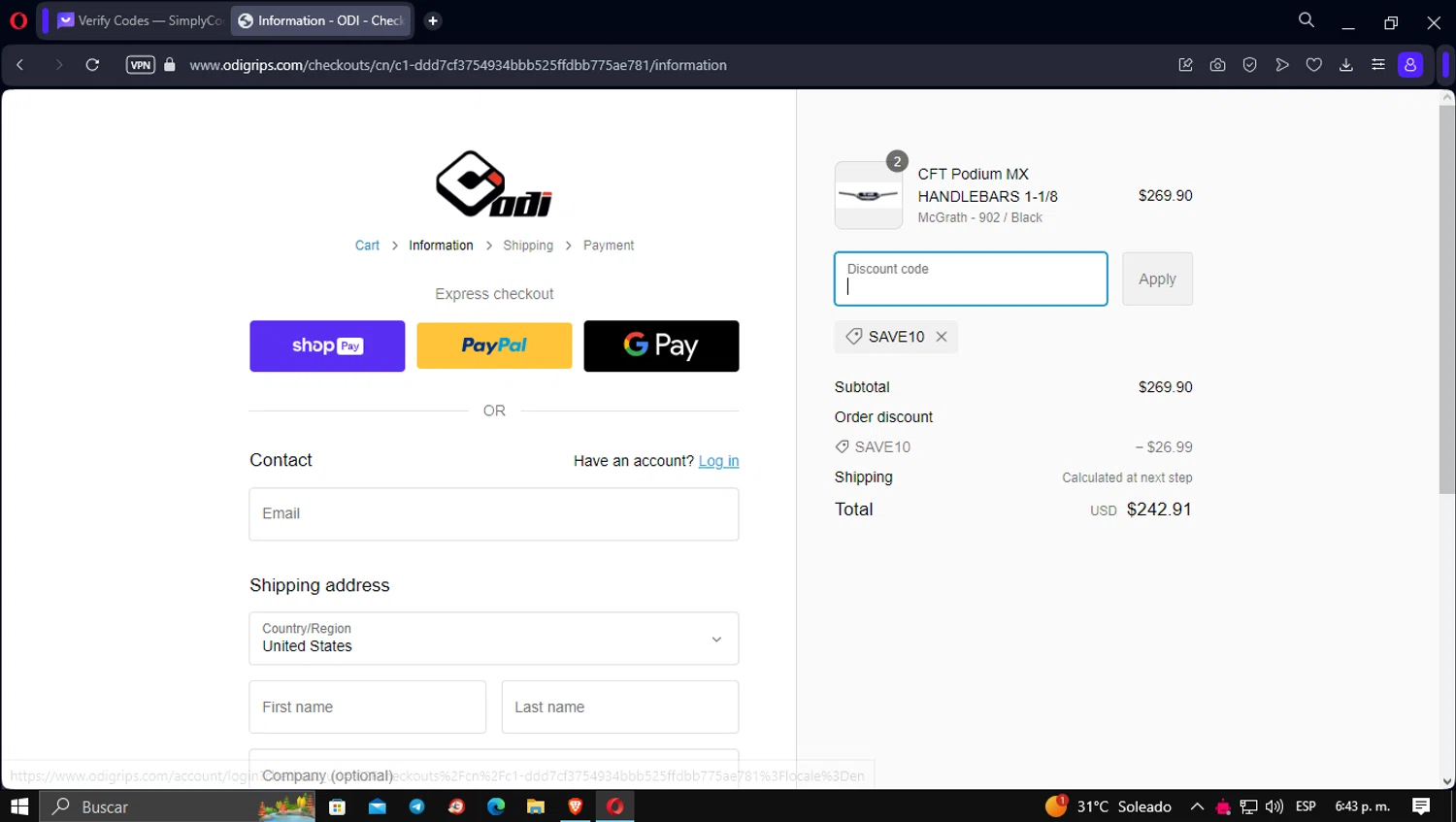 how to use Odi Grips coupons